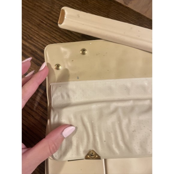 Vintage Soft Jewel Case by Mascot Travel Jewelry Storage Wallet Carrying Case - Picture 10 of 12